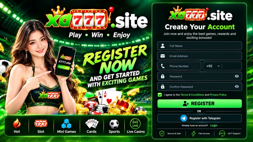 xd777 game register